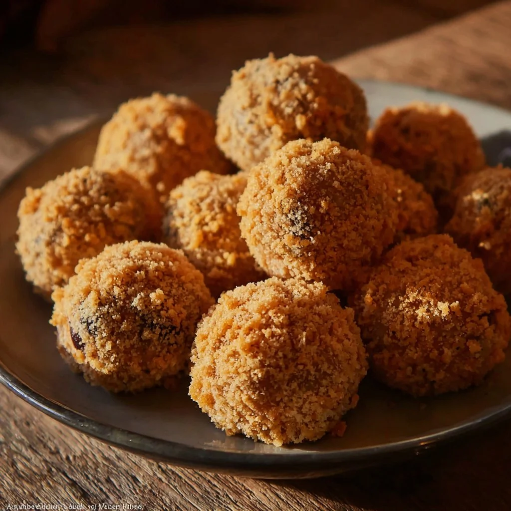 No-Bake Chocolate Coconut Graham Balls