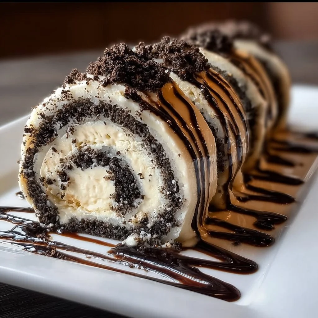 Oreo Cream Cheese Cheesecake Sushi Roll