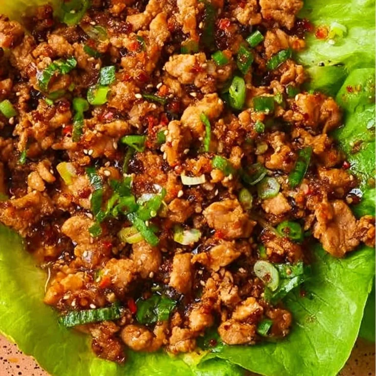 Delicious and healthy chicken lettuce wraps recipe for a quick meal