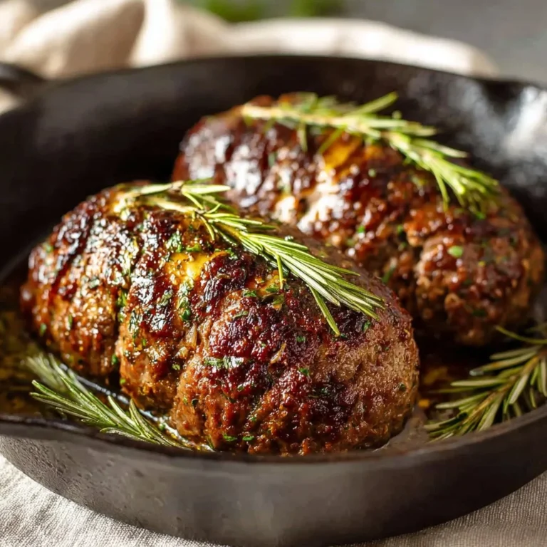 Premium Million Dollar Roast Beef Tenderloin plated with herbs and red wine