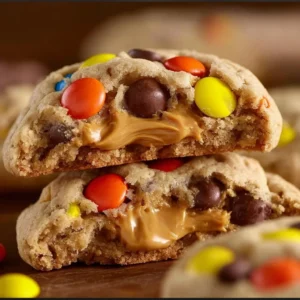 Delicious Reese's Peanut Butter Cookies on a plate