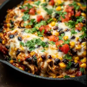 Santa Fe Chicken dish with vibrant spices and fresh ingredients