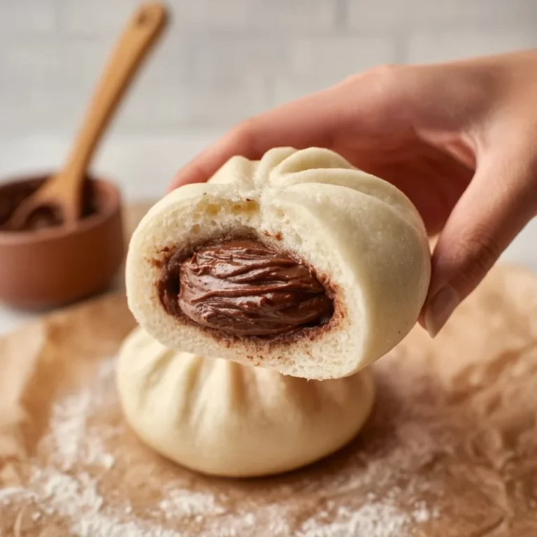 Delicious Chocolate Lava Buns with molten chocolate core