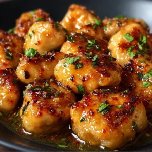 Cowboy Butter Chicken Bites on a serving platter