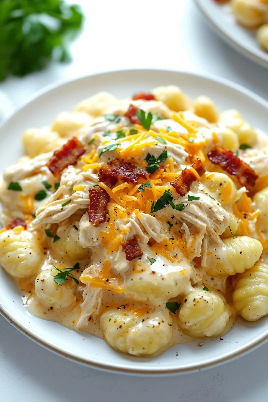 Creamy Crack Chicken Gnocchi