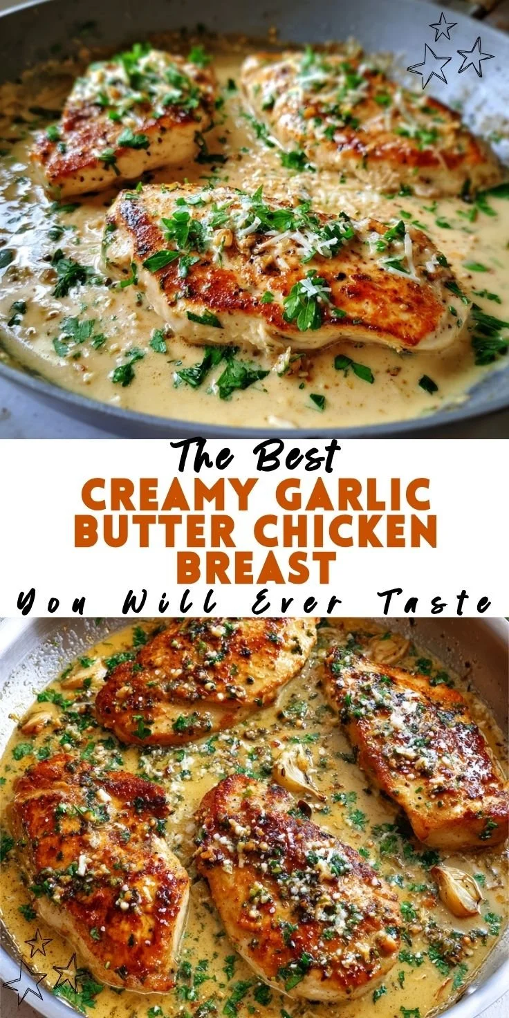 Creamy Garlic Butter Chicken Breast
