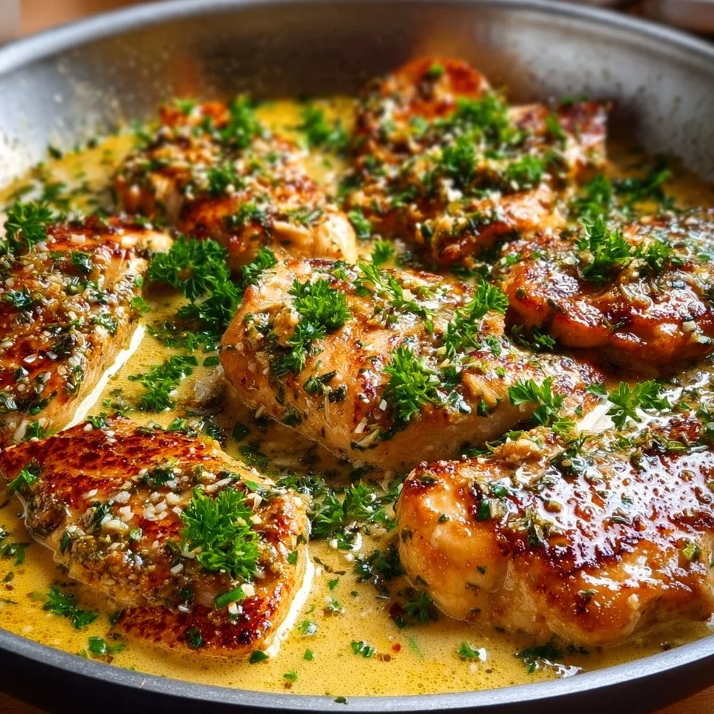 Creamy Garlic Butter Chicken Breast