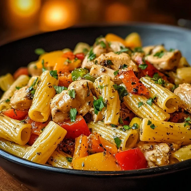 Delicious rattlesnake pasta served with fresh herbs and a creamy sauce