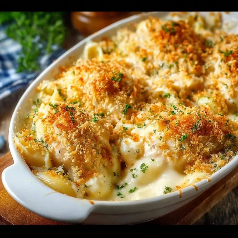 Easy Baked Caesar Chicken recipe with a savory crust and Caesar dressing.