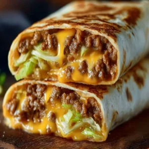 Homemade Big Mac Wraps with fresh ingredients and savory flavors.