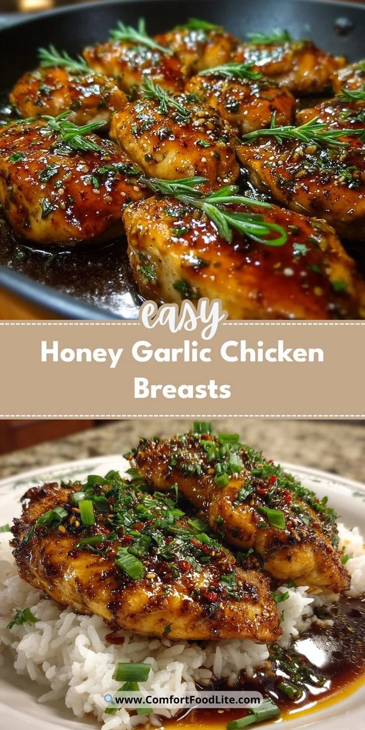 Honey Garlic Chicken Breasts