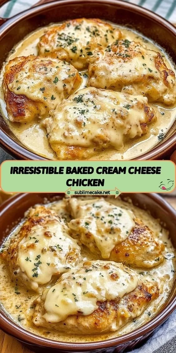 Irresistible Baked Cream Cheese Chicken