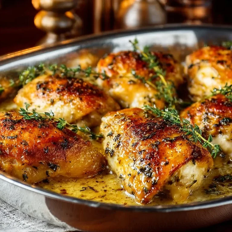 Juicy baked ranch chicken served with herbs and a side of vegetables