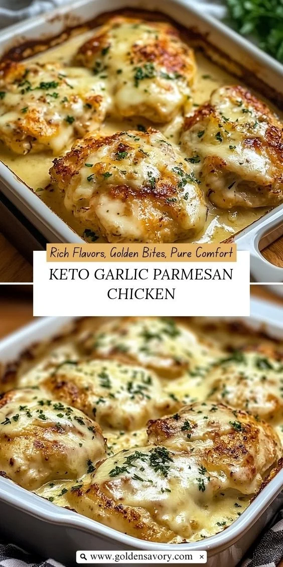 Keto Garlic Parmesan Chicken