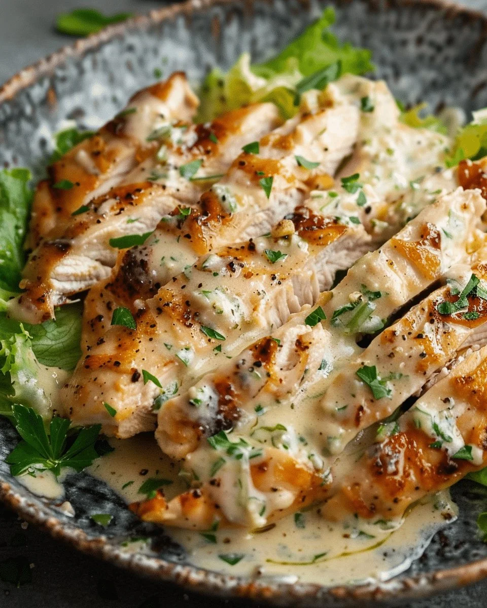 Melt-In-Your-Mouth Caesar Chicken
