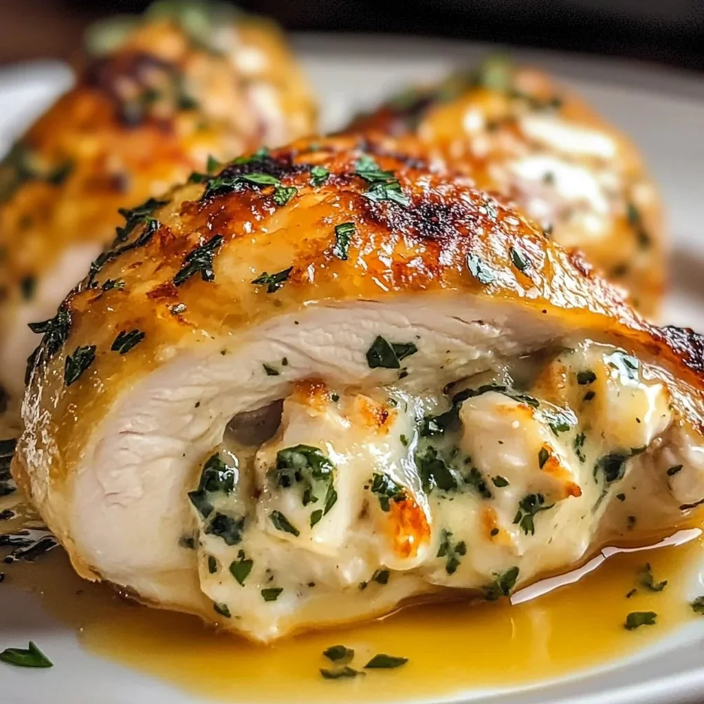 Ruth's Chris Stuffed Chicken Copycat