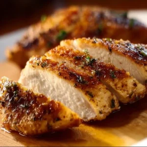 Slow cooker chicken breast dish with herbs and spices