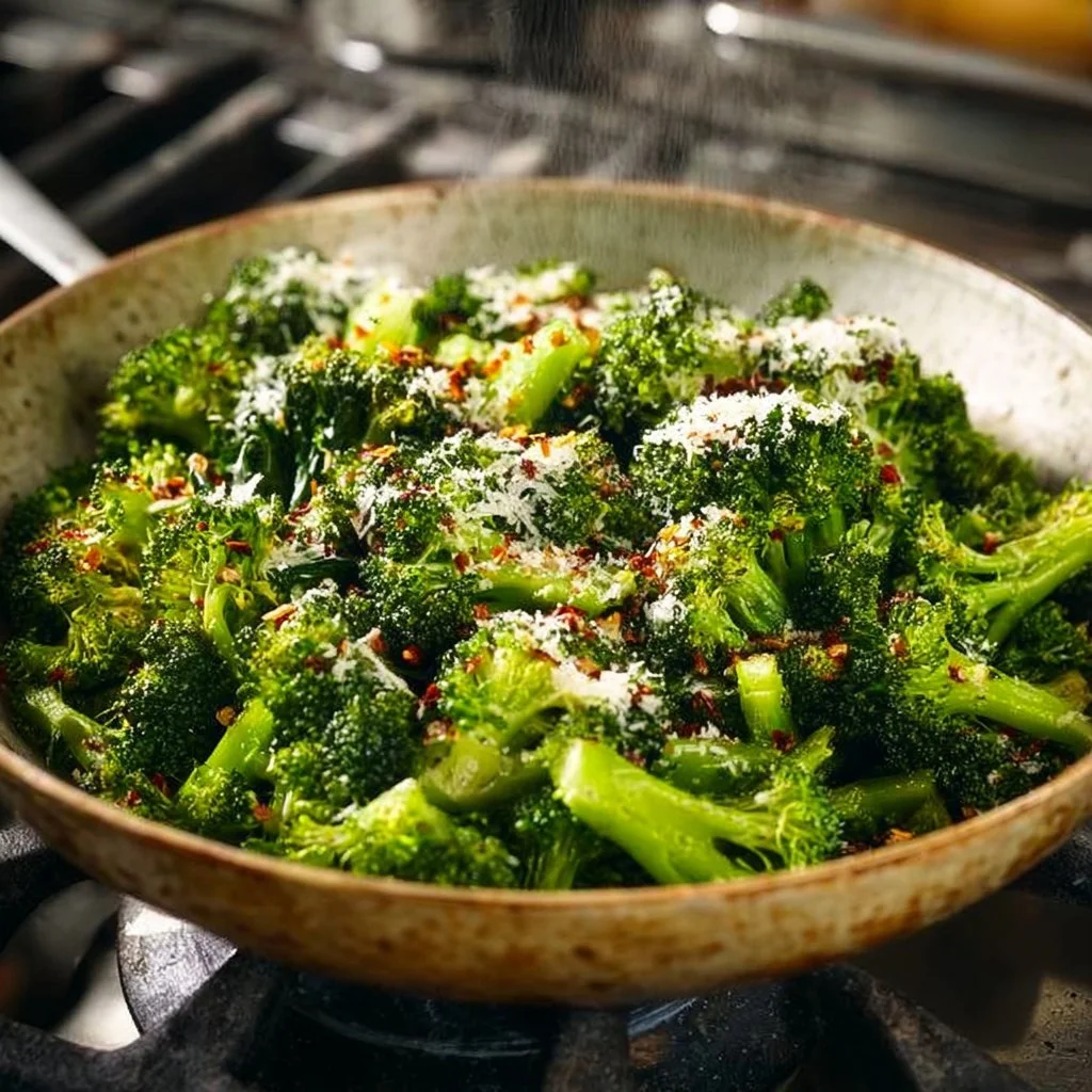 Garlic Parmesan Broccoli