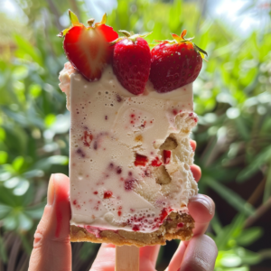 Strawberry Shortcake Ice Cream Bars