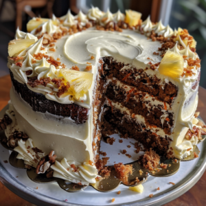 Pineapple Carrot Cake: Moist, Sweet, and Irresistibly Tropical