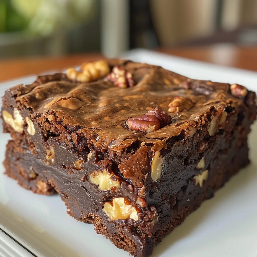 Walnut Brownies: Rich, Fudgy, and Perfectly Nutty