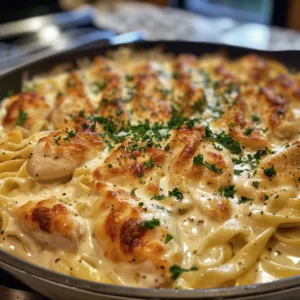 Baked Chicken Alfredo