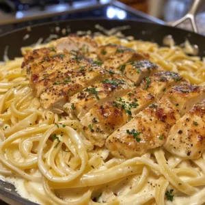 Garlic Butter Chicken Alfredo