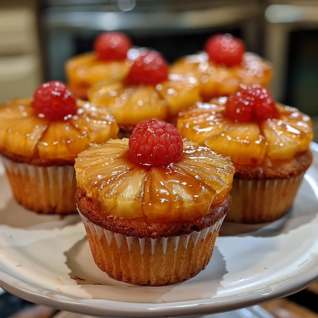 Pineapple Upside Down Cupcakes: A Sweet Mini Classic