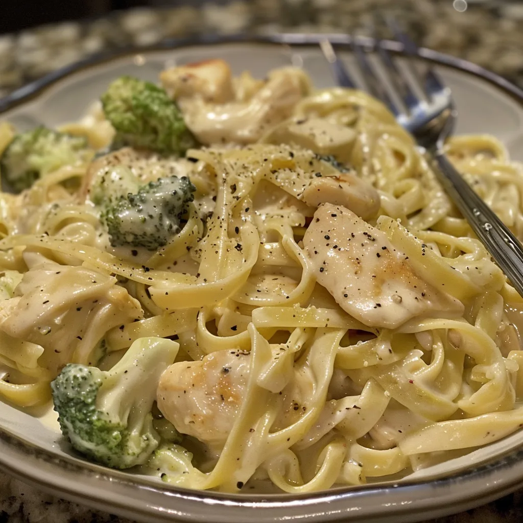Broccoli Chicken Alfredo