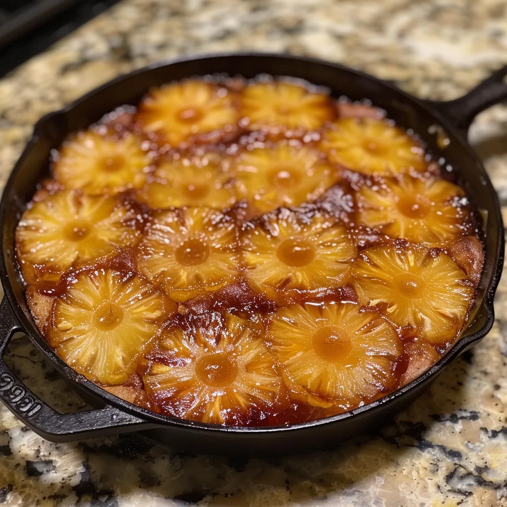 Skillet Pineapple Upside Down Cake