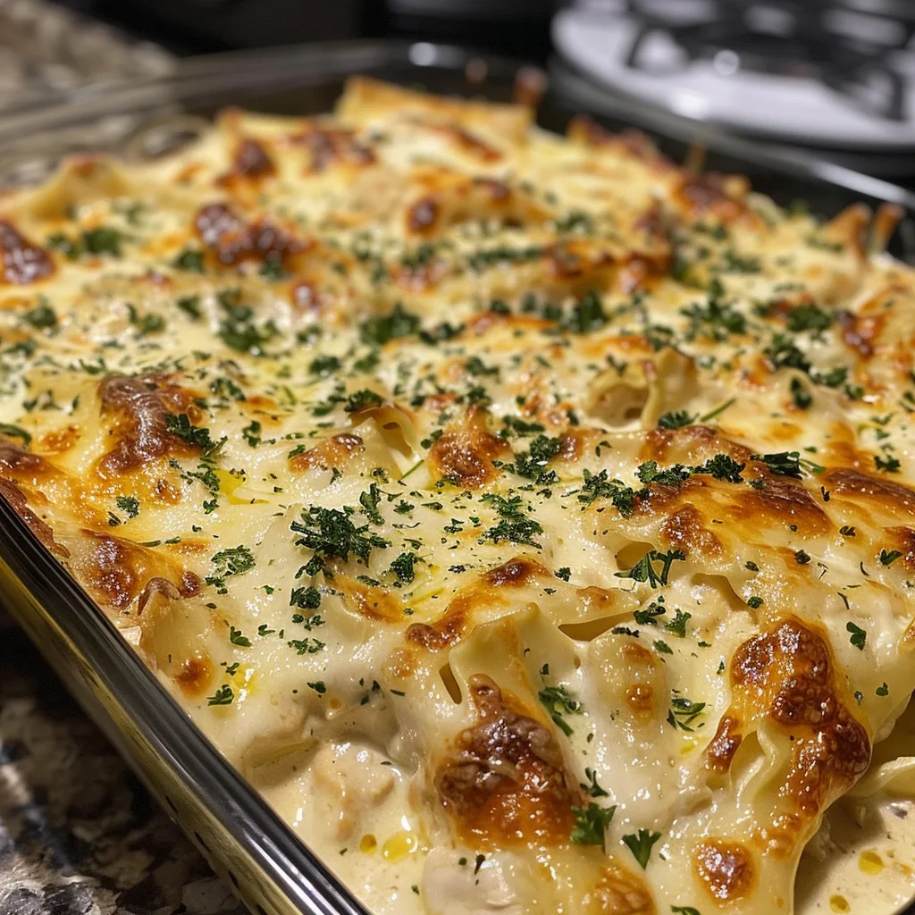 Chicken Alfredo Lasagna