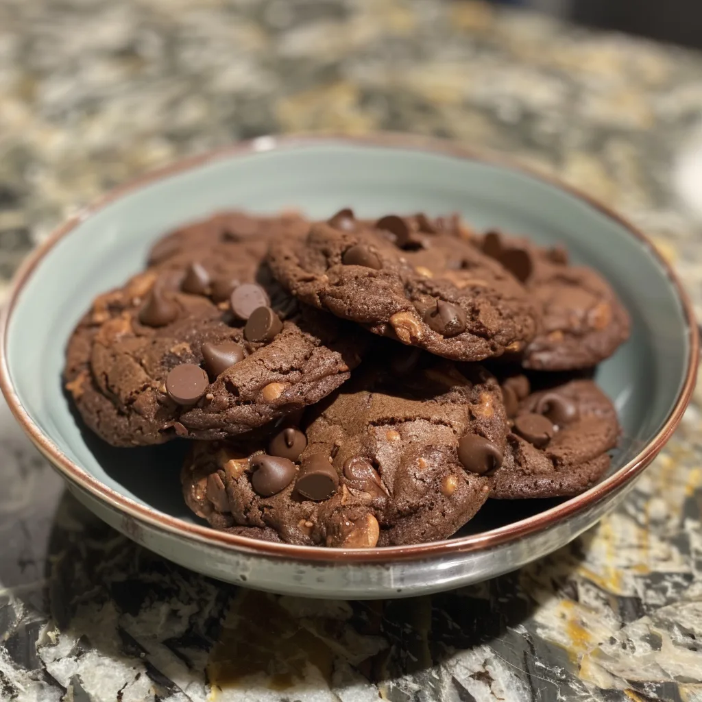 Double Chocolate Chip Cookies