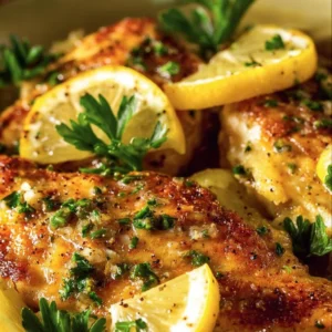 Quick and easy lemon chicken recipe with vibrant lemon sauce