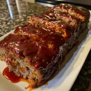 BBQ Glazed Meatloaf – Sweet, Savory & Perfect Family Dinner!