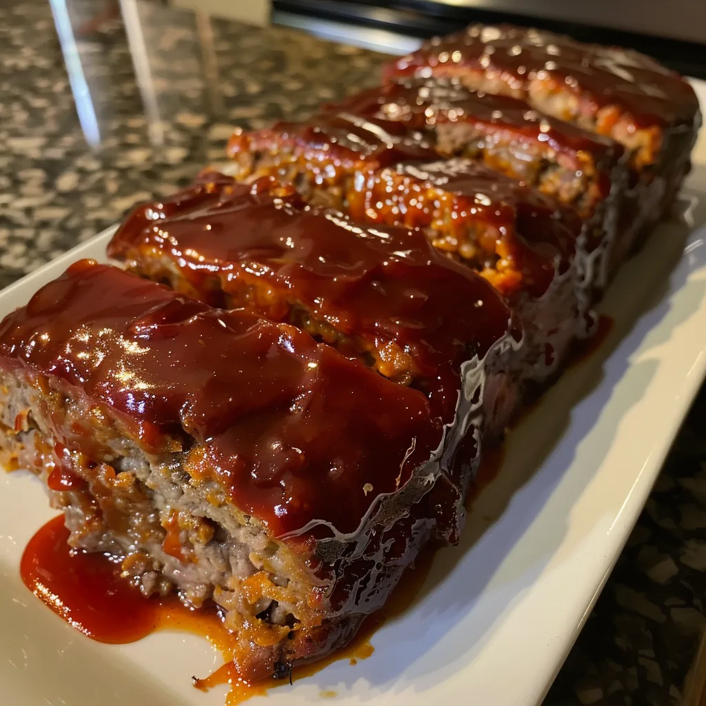 BBQ Glazed Meatloaf – Sweet, Savory & Perfect Family Dinner!