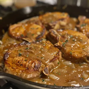 Southern Smothered Pork Chops – Juicy, Tender & Full of Flavor!