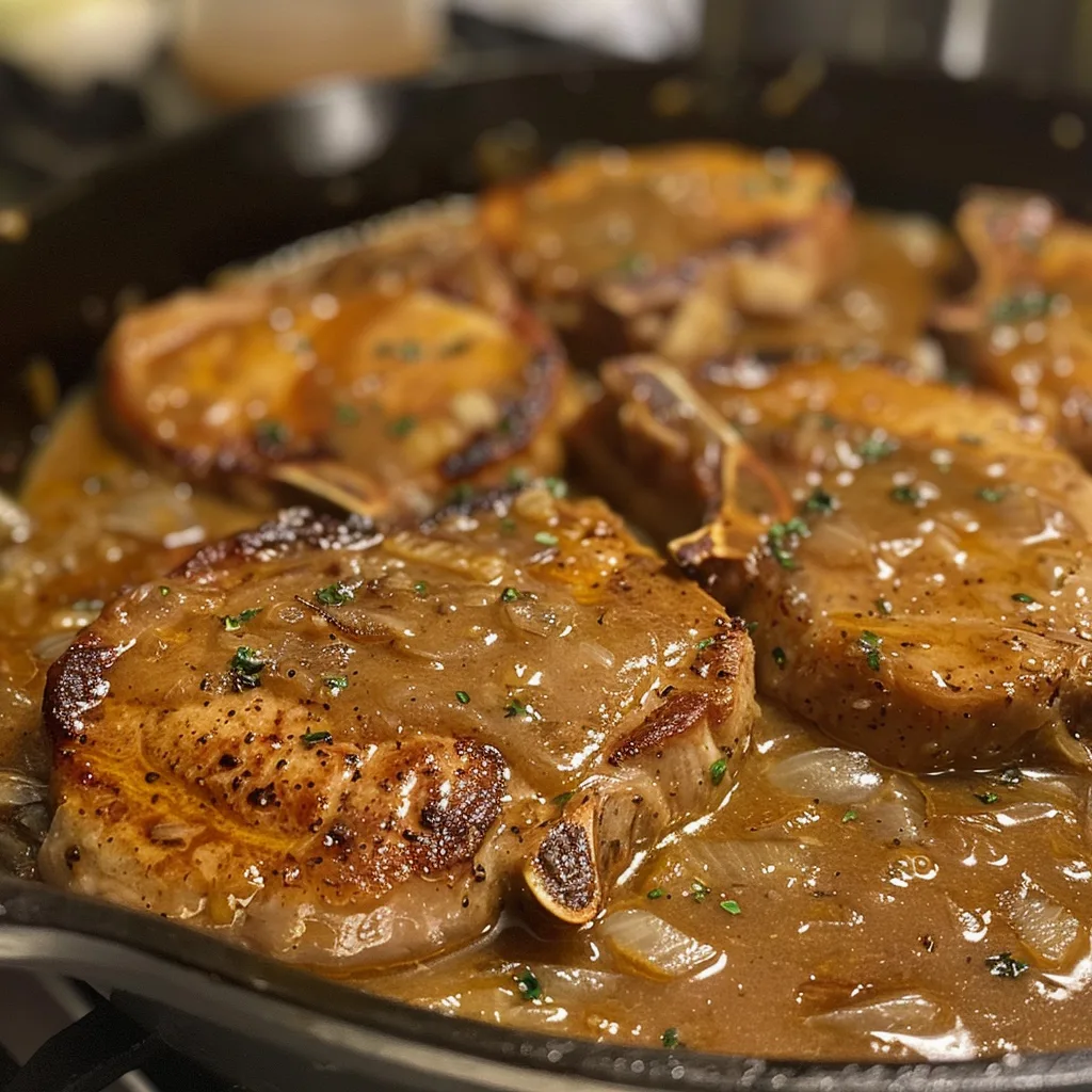 Southern Smothered Pork Chops – Juicy, Tender & Full of Flavor!
