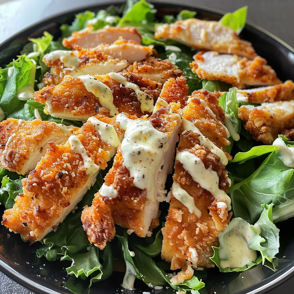 Parmesan Crispy Chicken Caesar Bowl – Juicy, Flavor-Packed & Easy!