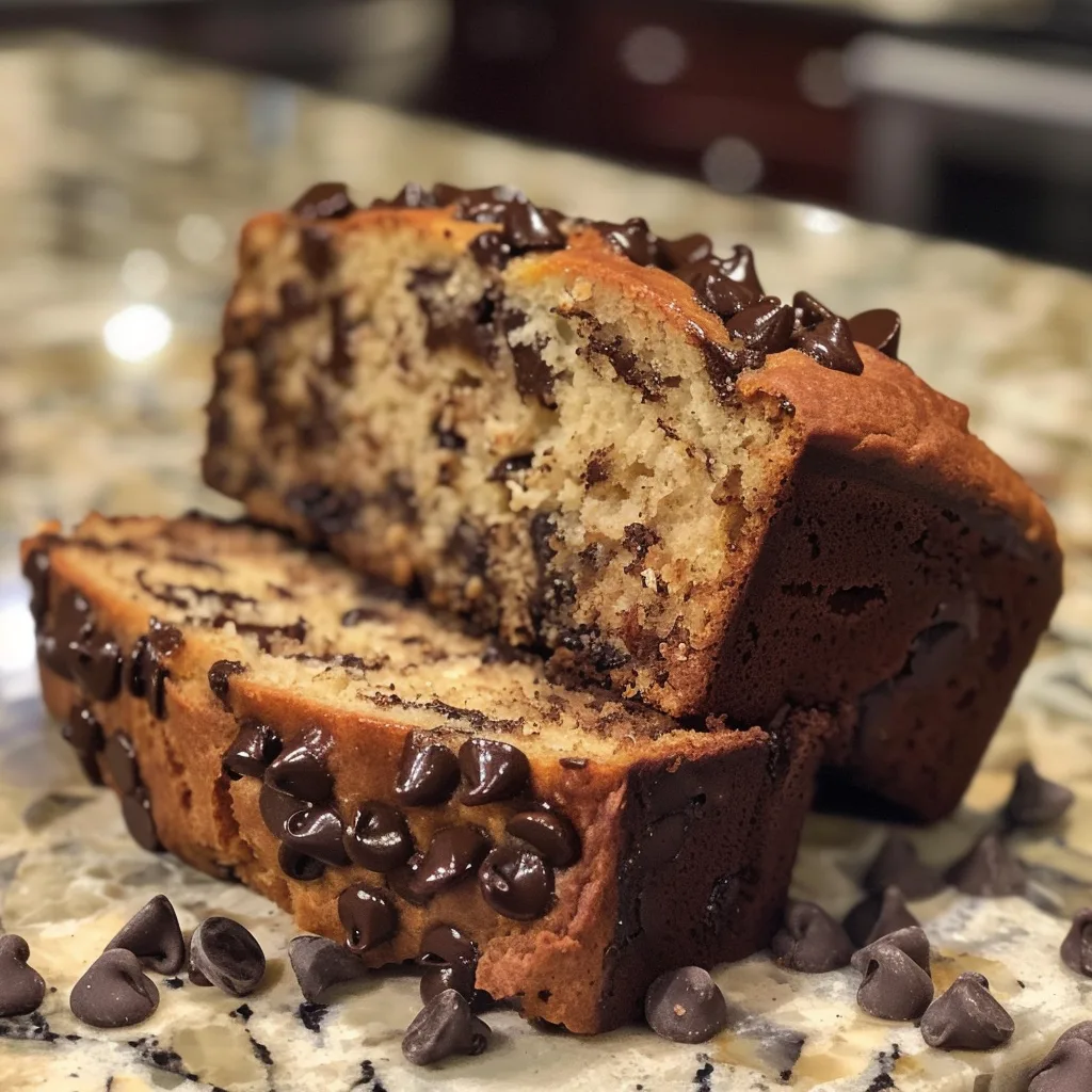 Chocolate Chip Banana Bread – Moist, Soft & Perfect Every Time!