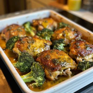 Maple Mustard Chicken Thighs & Broccoli – Sweet, Savory & Ready Fast!