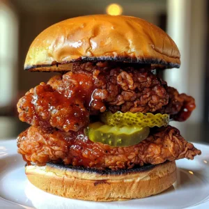 Nashville Hot Chicken Sandwich – Spicy, Crispy & Irresistible!