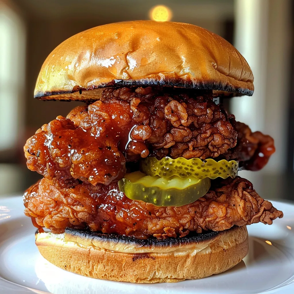 Nashville Hot Chicken Sandwich – Spicy, Crispy & Irresistible!