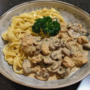 Chicken Stroganoff with Creamy Sauce – Tender, Savory & Delicious!