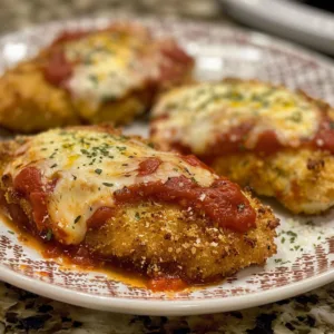 Air Fryer Chicken Parmesan – Crispy, Cheesy & Ready in Minutes!