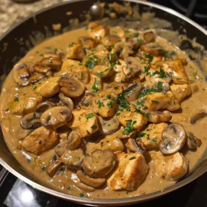 Quick Weeknight Chicken Stroganoff – Creamy, Savory & Ready in 30 Minutes!