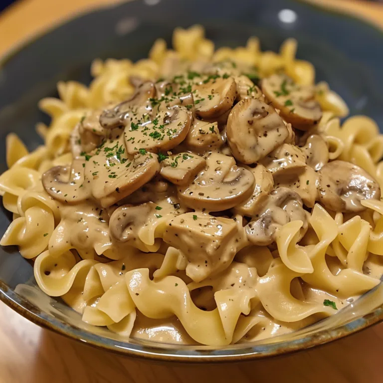 Stroganoff-Style Chicken & Noodles – Juicy, Creamy & Comforting!
