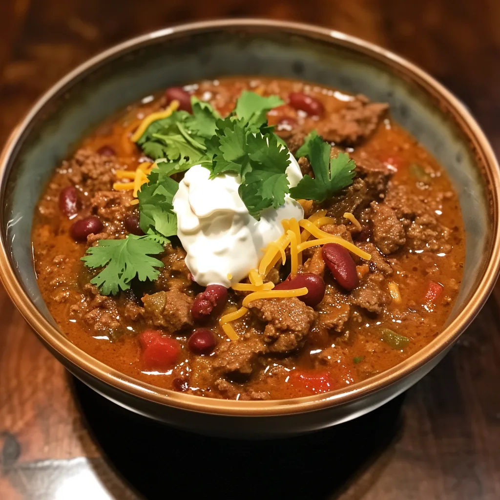 Classic Beef Chili – Hearty, Flavorful & Perfect Comfort Food!