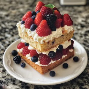 Mixed Berry Shortcake – Light, Fruity & Perfect Summer Dessert!