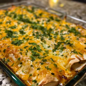 Classic Chicken Enchiladas with Green Chile – Cheesy, Savory & Crowd-Pleasing!