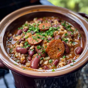 Slow Cooker Red Beans & Rice – Hearty, Flavorful & Set-It-&-Forget-It!